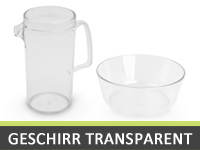 Geschirr Kunststoff | Transparent