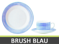 Geschirrserie Opalglas | Blau