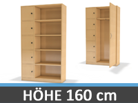 Personalschränke Höhe 160 cm