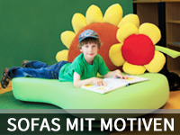 Kindersofas mit Motiven