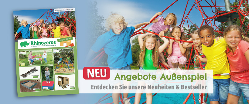 Alle Angebote aus unserem Aussenspielprospekt 2026 entdecken. Alle Angebote aus unserem Aussenspielflyer 2026 entdecken.