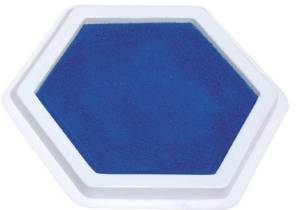 Stempelkissen Blau mit Stempelfarbe 35 ml