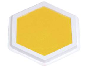 Stempelkissen Gelb mit Stempelfarbe 35 ml