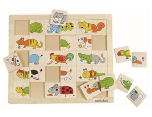 Puzzle Match & Mix Tiere | 30 Teile