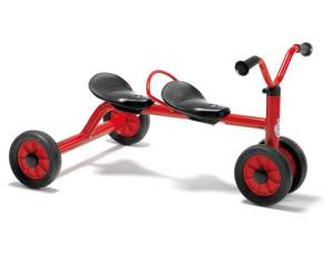 Winther Mini Viking | Pushbike Rutschdreirad für zwei Kinder