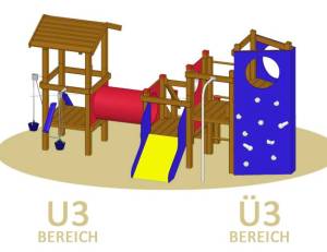 Spiellandschaft U3 & Ü3 - Spielschiff Sand