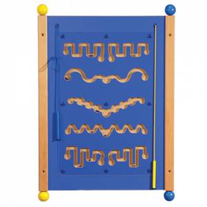 Wandspiel Magnet-Rallye blau