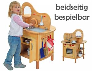 Glückskäfer Spielküche mit Aufsatz