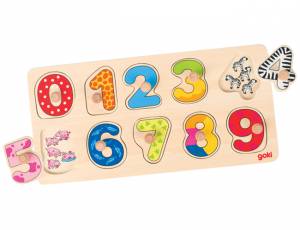 Steckpuzzle Lerne zählen | 10 Teile