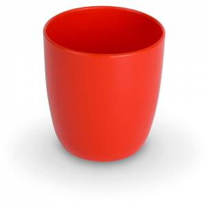Kindergeschirr Polycarbonat - Becher 0,18 Liter | Rot