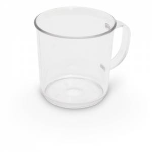 Kindergeschirr Polycarbonat - Henkelbecher 0,2 Liter | Transparent