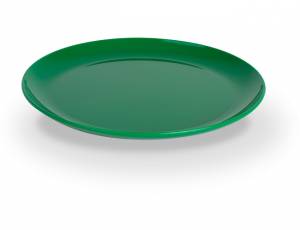 Kindergeschirr Polycarbonat - Teller flach Ø 19 cm | Grün