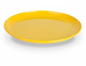 Kindergeschirr Polycarbonat - Teller flach Ø 24 cm | Gelb