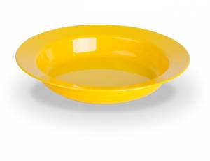 Kindergeschirr Polycarbonat - Teller tief Ø 19 cm | Gelb