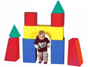 Bausteine Schaumstoff - Burgenbausatz | 9 Teile