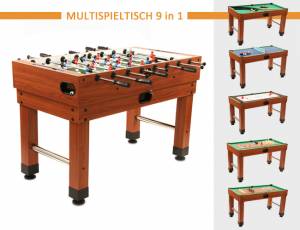 Multispieltisch 9 in 1