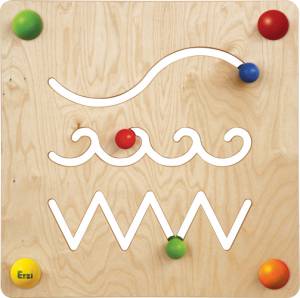 Babypfad Spur | Raumteiler und Wandspiel U3