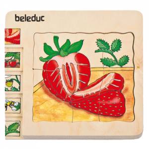 Lagenpuzzle Erdbeere | 30 Teile
