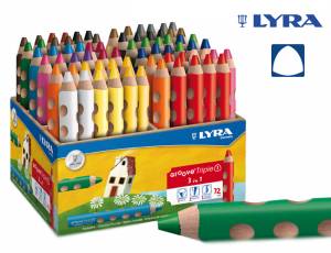 Lyra Groove Triple 1 | 72 Stifte im Holzaufsteller