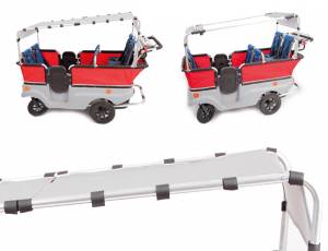 Winther E-Turtle Kinderbus | Sonnenschutz 2er Set