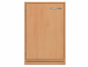 Schrank mit Tür und 3 Fächern | Türanschlag links