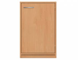 Schrank mit Tür und 3 Fächern | Türanschlag rechts