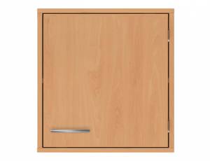 Aufsatzschrank | Hängeschrank mit Tür und 2 Fächern, Türanschlag rechts