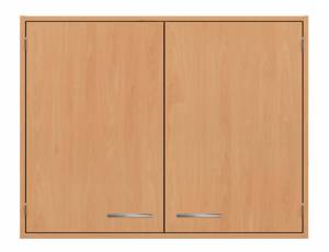 Aufsatzschrank | Hängeschrank mit Doppeltür und 2 Fächern
