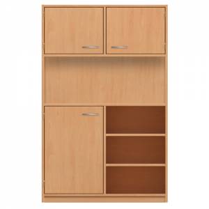 Hochschrank mit 9 Fächern | Tür links unten