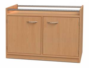 Krippenschrank mit 4 Fächern und Haltegriffen