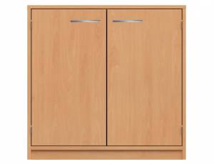 Schrank mit Doppeltür und 2 Fächern