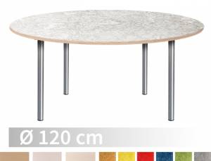 Tische ohne Zarge | Kindergarten Rundtisch Ø 120 cm