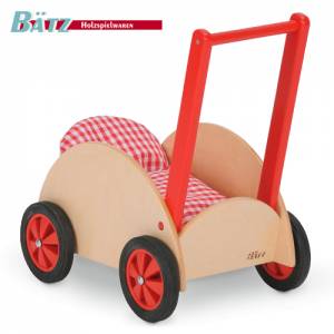 Puppenwagen aus Holz