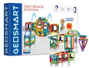 GeoSmart Magnetische Bausteine | Geo Space Station Weltraumstation