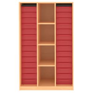Materialschrank mit 28 flachen Schüben