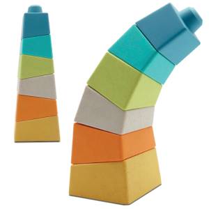 Bio Bausteine - Stapelturm | 6 Teile