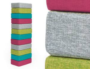 Sitzkissen Webstoff 30 x 20 cm | 12er Set