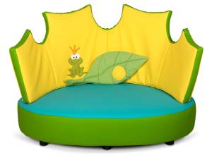 Kindersofa Froschkönig | Kunstleder