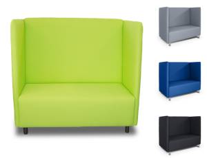 Akustiksofa Cube | Sitzhöhe 43 cm