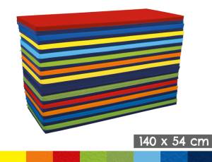 Liegepolster 140 x 54 x 8 cm (Baumwollstoff/Kunstleder)