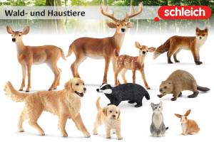 Schleich Wald- und Haustiere 10er Set