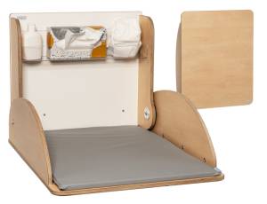Wandwickeltisch KAWAsimplex | Korpus Multiplex HPL Buche