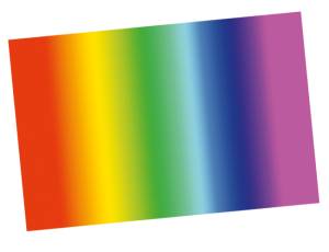 Fotokarton 50 x 70 cm | 10 Bogen Regenbogen