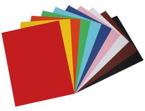 Tonkarton 50 x 70 cm | 100 Bogen in 10 Farben