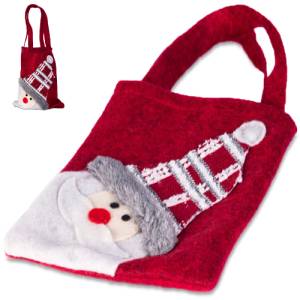 Geschenkbeutel - Weihnachtstasche aus Filz | Motiv Nikolaus
