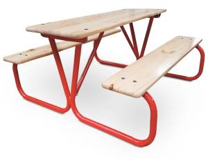 Sitzgarnitur Picknick - Sitzbank für Kinder | 110 x 110 cm