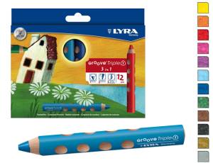 Lyra Groove Triple 1 | 12er Set in 12 Farben