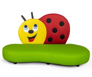 Kindersofa Marienkäfer