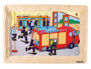 Lagenpuzzle Feuerwehr | 58 Teile