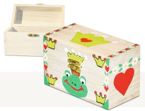 Schatztruhe aus Holz